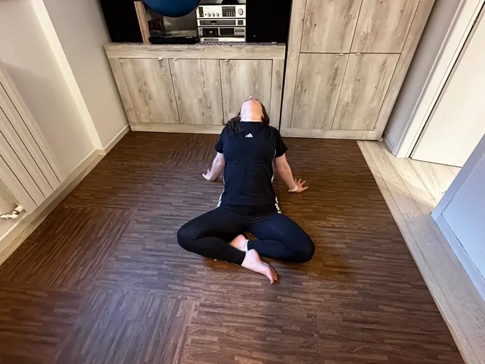 Ponte con fitball, lavoro sui glutei