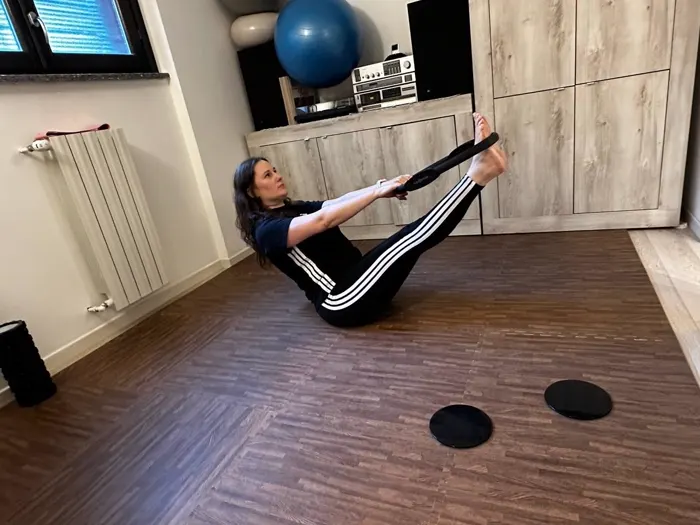 Esercizio con Pilates ring
